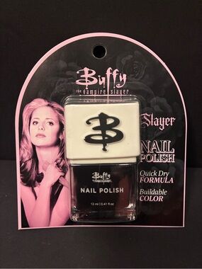 Buffy The Vampire Slayer Limited Edition Nail Polish Black Quick Dry Formula